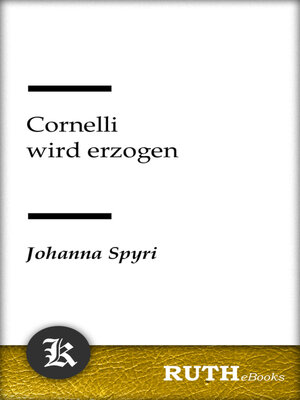 cover image of Cornelli wird erzogen
